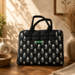 Cotton Laptop Sleeve Bag With Carrying Handles